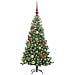 Albero di Natale con 150 LED con supporto Verde 120 cm PVC - Foto miniatura 3