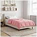 Duvet Invernale Trapuntato Rosa 155 x 220 cm Microfibra - Foto miniatura 2
