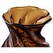 Vaso In Vetro Soffiato A Bocca Marrone Fumé Ø16x18,5 Cm - Foto miniatura 2