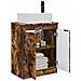 Mobile da bagno con lavabo Rovere Fumo 54 x 35 x 83 cm - Foto miniatura 3