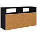 Lowboard con cassetto Rovere Nero 72 x 22,5 x 38 cm - Foto miniatura 8