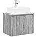 Set di mobili per il bagno Sonoma grigio Legno ingegnerizzato - Foto miniatura 1