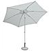 Ombrellone Ø 3 Palo Centrale Bianco Per Esterno Giardino, Ristorante, Gelateria Bar Hotel Albergo - Foto miniatura 2