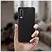 Cover Huawei P30 Antishock Rigida Soft Touch Resistente - Nero Opaco - Foto miniatura 4