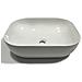 Lavabo Da Appoggio Ceramica Bianco Rettangolare Arredo Bagno 50,5x40,5x14 Cm *** Finitura- : Lucido - Foto miniatura 1