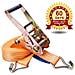 Lega Gi Ratchet Cinghie Con J-hook 32ft 1.7 2000kg Di Ancoraggio Capacit 4000kg Rottura Dello Sforzo Cinghia Di Ancoraggio Per Prato Attrezzature Muoversi Elettrodomestici Moto - Foto miniatura 1