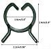 100 Clips Impianto Pcs Clip Giardino Vitato Clip Di Fissaggio Per Stelo Support (m)  - Foto miniatura 2