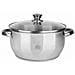 Batteria Da Cucina 10 Pezzi 4 Pentole Acciaio Inox Fondo Spesso Anche Induzione - Foto miniatura 6