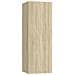 Set di Mobili Porta TV 3 pz Rovere Sonoma in Legno Multistrato - Foto miniatura 5