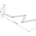 Supporto Da Parete Pinocchio Xl Per Lampade Da Parete Modello Pinocchioxl01 Legno 230x400x1450 Mm Legno - Foto miniatura 1