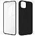 Cover Silicone Morbido Iphone 14 Plus Nera + Vetro Temperato 9h Trasparente - Foto miniatura 3