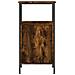 Comodino Rovere Fumo 41x31x80 Cm Legno Multistrato - Foto miniatura 5