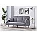 Dublin Divano Convertibile 3 Posti Tessuto Grigio - Foto miniatura 4