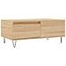 Tavolino Salotto Rovere Sonoma 90x50x36,5 Cm Legno Multistrato - Foto miniatura 2