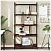 Libreria Rovere Fumo 5 Ripiani 76x32x158 Cm Legno Multistrato - Foto miniatura 1