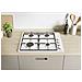 Idea CHW6WLW Bianco Da incasso 59.5 cm Gas 4 Fornello (i) - Foto miniatura 6