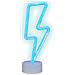 Set Di 3 Decorazioni Led Neon Multicolore Floretta - Foto miniatura 4