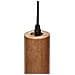 Lampadario Tutaki Legno Di Quercia Nero - Foto miniatura 6