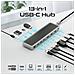 Hub Usb Multi-display 13-1 Apexhub-mst Doppio Hdmi 4k @60hz /@ 30hz, Lan Da 1000mbps, 100w, Aux, Sd /tf, Usb 3.0/2.0 - Foto miniatura 2