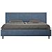 Letto Adele 190x190 Rete E Contenitore Blu - Foto miniatura 1