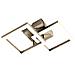 Plafoniera Bard A Led Moderna 21w Oro Opaco 3394-28-225 - Foto miniatura 1