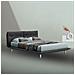 Letto Bolt Matrimoniale Fisso Colore Grigio Scuro - Foto miniatura 1