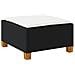 Sgabello Giardino con Cuscino Nero 63,5x56x32 cm in Polyrattan - Foto miniatura 7