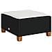 Sgabello Giardino con Cuscino Nero 63,5x56x32 cm in Polyrattan - Foto miniatura 1
