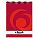 Spiralnotizblock X-book, Din A5, 50 Blatt, Kariert 60 G-qm, Holzfrei, Mit Rotes Deckblatt, Stabiler Karton- (110 - Foto miniatura 1