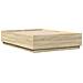 Giroletto Luci Led Rovere Sonoma 160x200 Cm Legno Multistrato - Foto miniatura 3