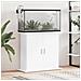 Supporto per Acquario Bianco 81x36x73 cm in Legno Multistrato - Foto miniatura 2