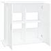 Supporto per Acquario Bianco 81x36x73 cm in Legno Multistrato - Foto miniatura 6