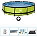 Piscina Fuori Terra - In Giro - 300x300x76 Cm - Groen - Include Accessori Coordinati Cb18 - Foto miniatura 1