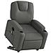 Lusso Casadino -  Poltrona Alzapersona Massaggi Elettrica Grigio Scuro Tessuto - Foto miniatura 2