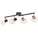 Lusso Casadino -  Plafoniera Con 4 Faretti E14 Nera E Rame - Foto miniatura 2