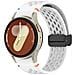 Cinturino Per Orologio Elegante E Pratico Per Samsung Galaxy Watch 7/6/5/4 White - Foto miniatura 3