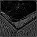 Scatola di Stoccaggio per Esterni Nero e Panna Rattan, Poliestere - Foto miniatura 9