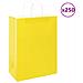 Sacchetti di Carta 250 pz con Manici Gialli 32x17x44 cm - Foto miniatura 1