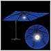 Ombrello a sbalzo Roma con LED Blu Azzurro 286x285x270 cm Alluminio - Foto miniatura 8