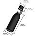 Bottiglia D'acqua Intelligente Uv Da 750 Ml - Disezione Portatile Per Viaggi E Uso Domestico Black - Foto miniatura 1
