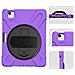 Custodia Per Ipad Pro 5/4/3 12.9” Con Supporto E Alloggiamento Per Apple Pencil Viola - Foto miniatura 4