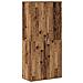 Highboard Legno Vecchio 80x39x178 cm Legno massello - Foto miniatura 1
