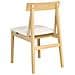 Set Di 2 Sedie Da Pranzo Isle Legno Marrone Chiaro /beige - Foto miniatura 6