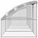 Gabbia per polli Argento 800 x 200 x 198.5 cm Acciaio zincato - Foto miniatura 4