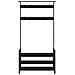 Appendiabiti Rovere nero 95 x 34 x 184 cm Legno multistrato - Foto miniatura 5