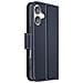 Custodia A Portafoglio Per Iphone 16 In Pelle Premium Con Funzione Stand - Foto miniatura 1