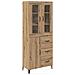 Credenza con cassetto Rovere artigianale 69,5 x 34 x 180 cm - Foto miniatura 1