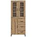 Credenza con cassetto Rovere artigianale 69,5 x 34 x 180 cm - Foto miniatura 6