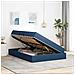 Letto con contenitore e materasso Blu 140 x 190 cm Poliestere - Foto miniatura 4