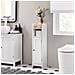 Mobiletto da bagno, bianco - Organizza asciugamani e accessori BBC310W01 - Foto miniatura 2